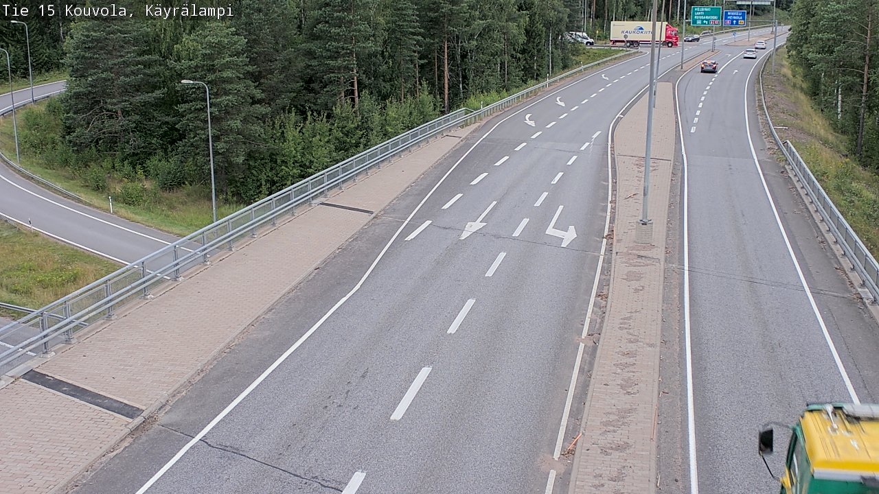 Kelikamerat Kuva Tie 15 Kouvola, Käyrälampi, Kouvola, Kymenlaakso