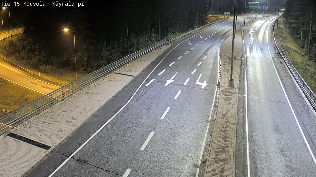 Kelikamerat Kuva Tie 15 Kouvola, Käyrälampi, Kouvola, Kymenlaakso