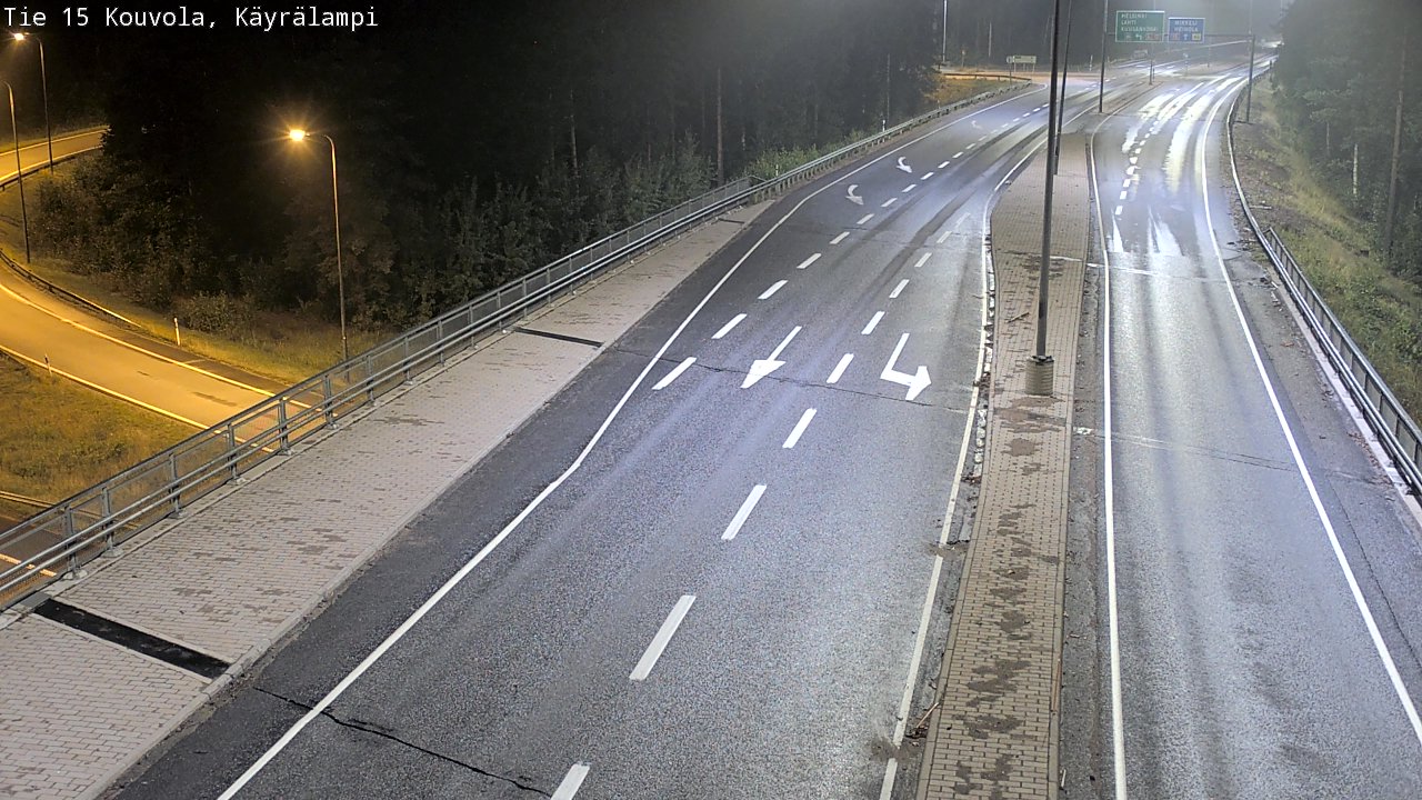 Kelikamerat Kuva Tie 15 Kouvola, Käyrälampi, Kouvola, Kymenlaakso