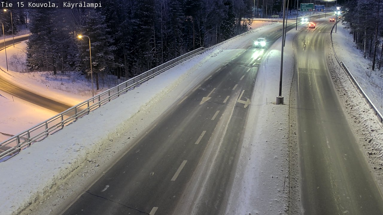 Kelikamerat Kuva Tie 15 Kouvola, Käyrälampi, Kouvola, Kymenlaakso