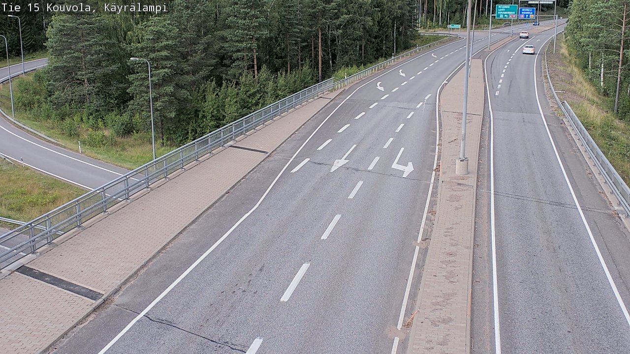 Kelikamerat Kuva Tie 15 Kouvola, Käyrälampi, Kouvola, Kymenlaakso