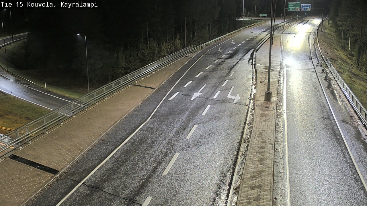 Weather Camera Image Road 15 Kouvola, Käyrälampi, Kouvola, Kymenlaakso