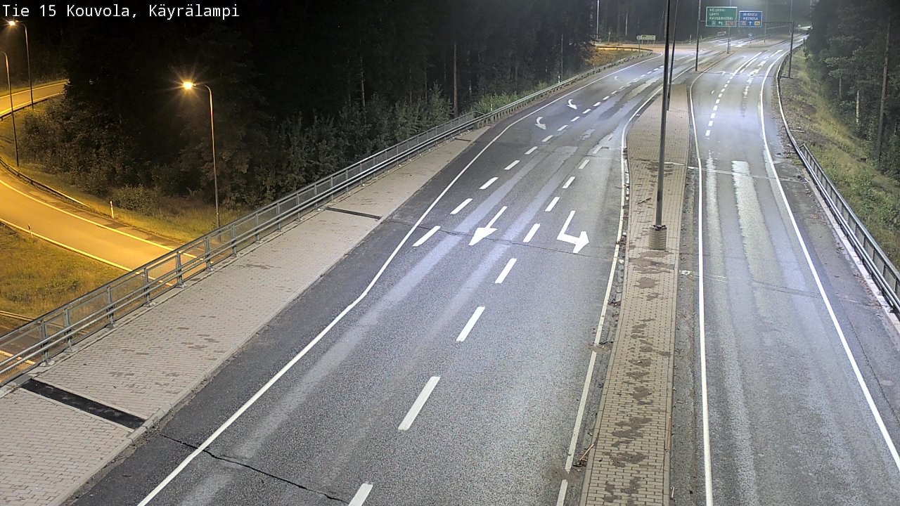 Kelikamerat Kuva Tie 15 Kouvola, Käyrälampi, Kouvola, Kymenlaakso