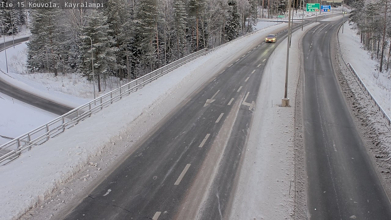 Kelikamerat Kuva Tie 15 Kouvola, Käyrälampi, Kouvola, Kymenlaakso