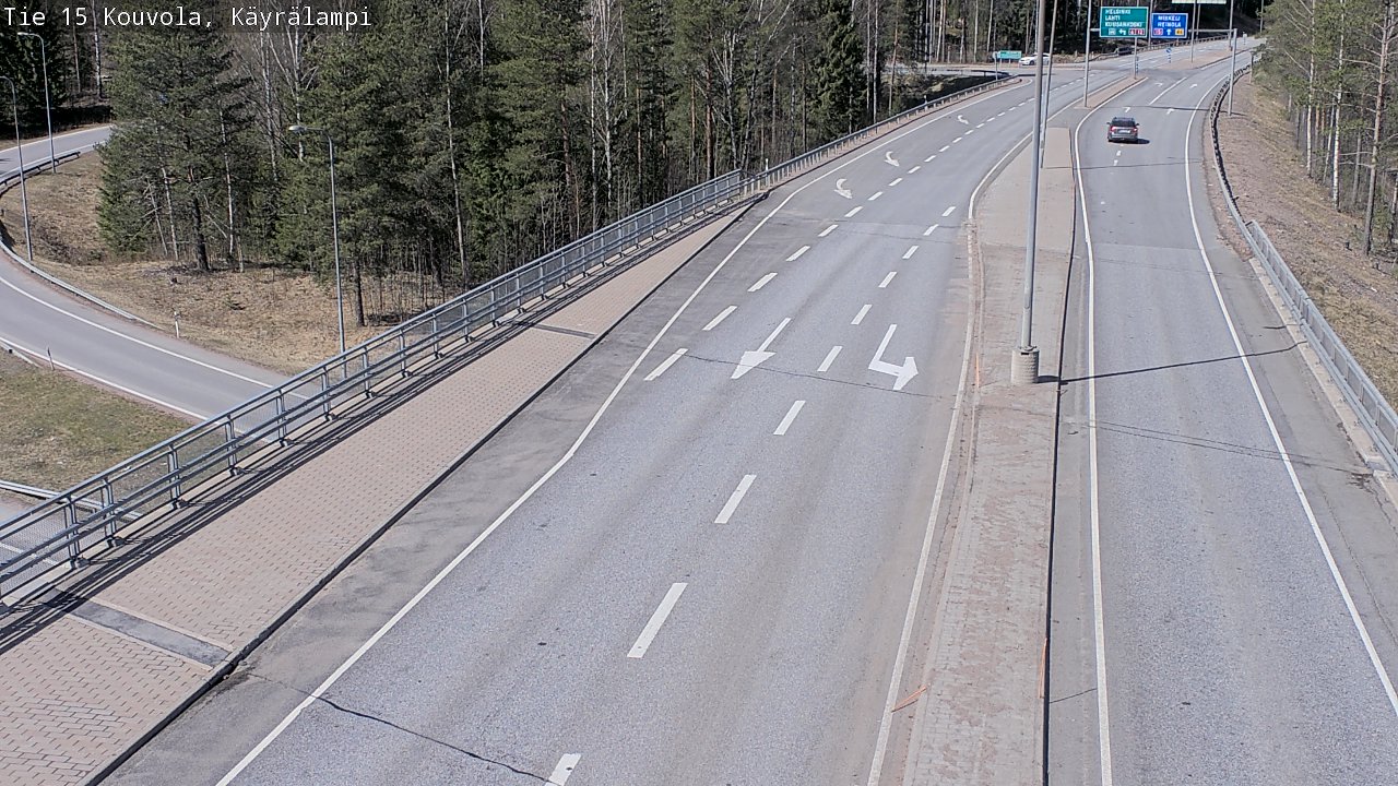 Kelikamerat Kuva Tie 15 Kouvola, Käyrälampi, Kouvola, Kymenlaakso