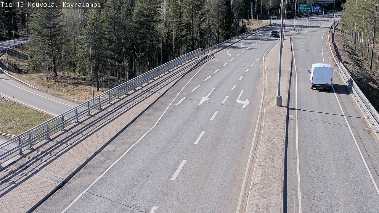 Kelikamerat Kuva Tie 15 Kouvola, Käyrälampi, Kouvola, Kymenlaakso