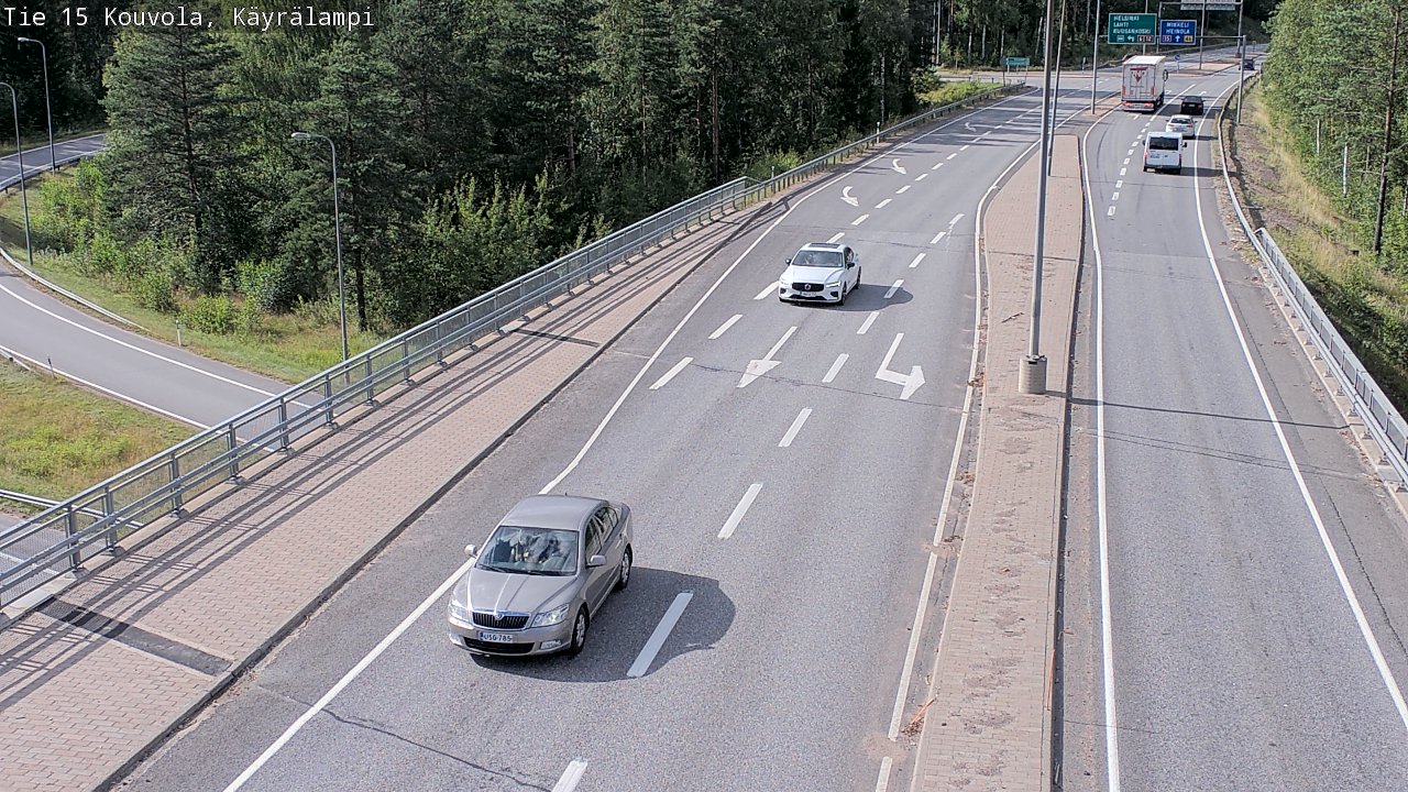 Kelikamerat Kuva Tie 15 Kouvola, Käyrälampi, Kouvola, Kymenlaakso