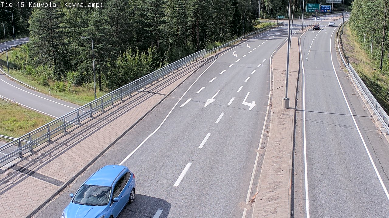 Kelikamerat Kuva Tie 15 Kouvola, Käyrälampi, Kouvola, Kymenlaakso