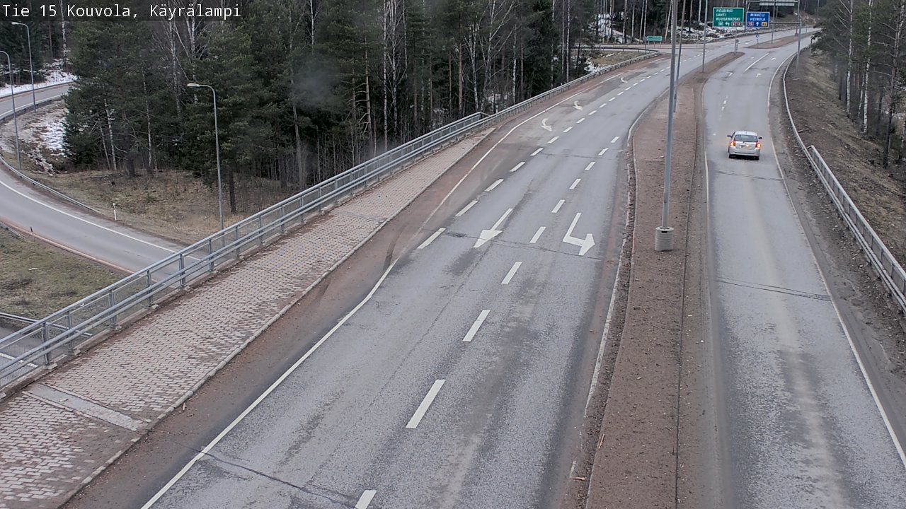 Kelikamerat Kuva Tie 15 Kouvola, Käyrälampi, Kouvola, Kymenlaakso