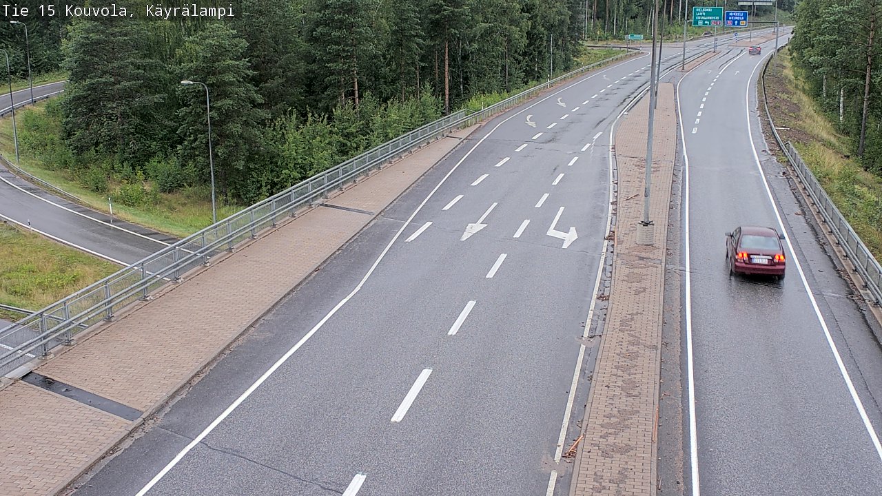 Kelikamerat Kuva Tie 15 Kouvola, Käyrälampi, Kouvola, Kymenlaakso