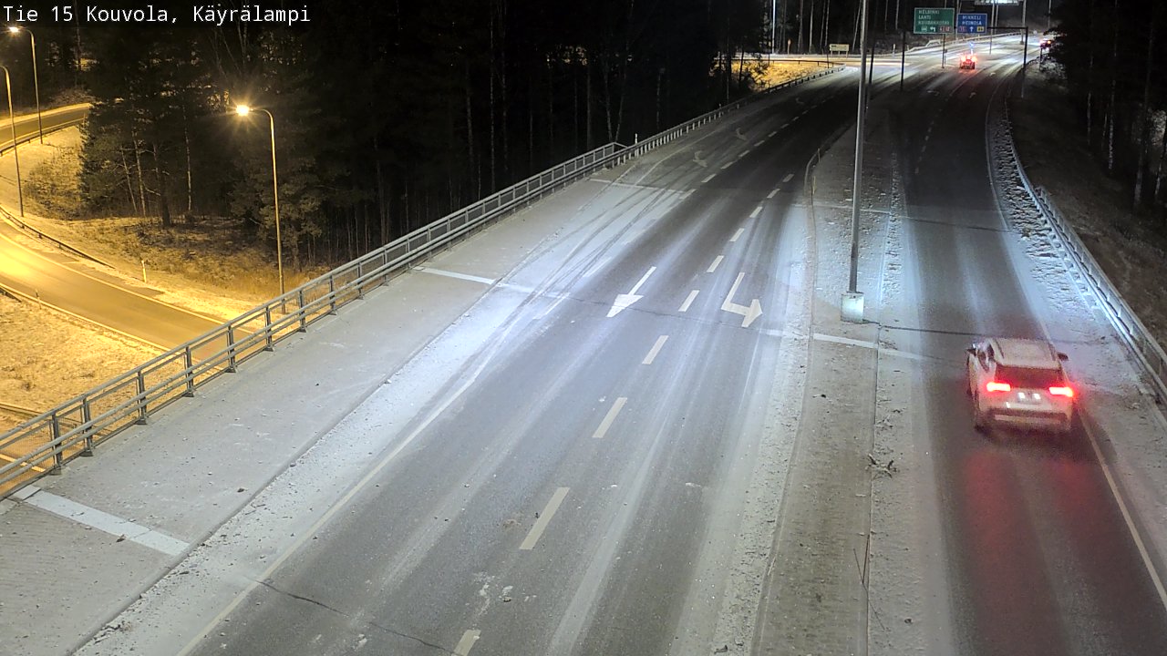 Kelikamerat Kuva Tie 15 Kouvola, Käyrälampi, Kouvola, Kymenlaakso