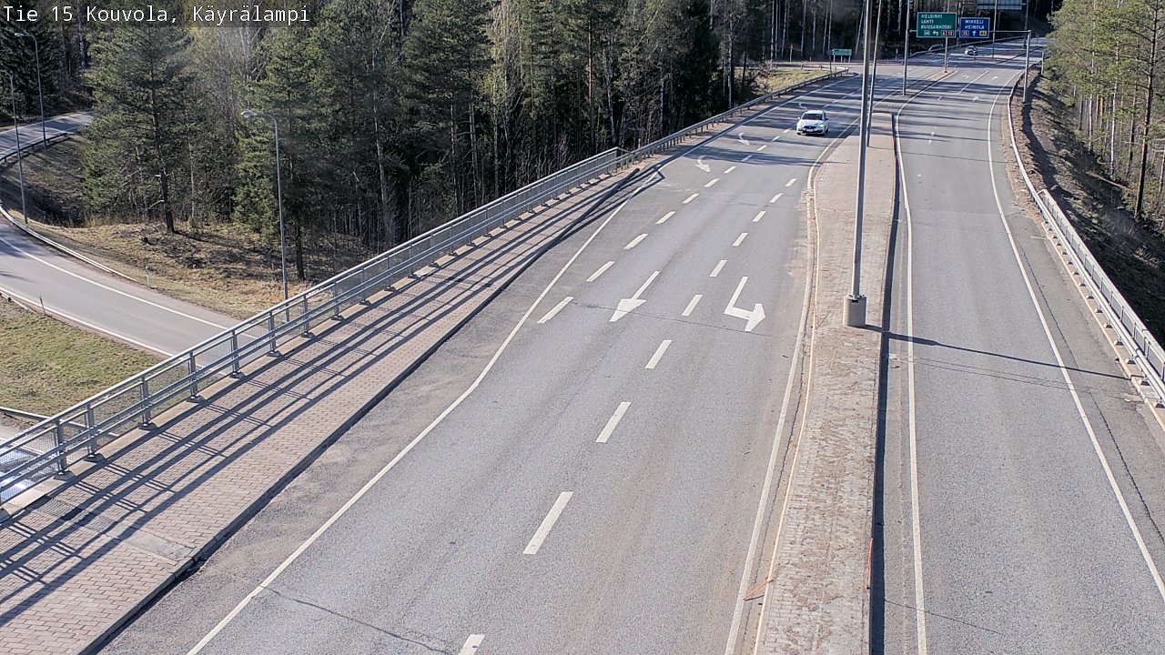 Kelikamerat Kuva Tie 15 Kouvola, Käyrälampi, Kouvola, Kymenlaakso