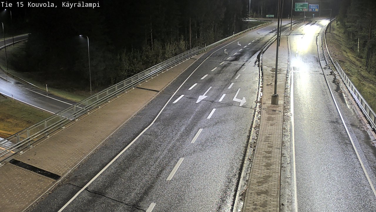 Weather Camera Image Road 15 Kouvola, Käyrälampi, Kouvola, Kymenlaakso