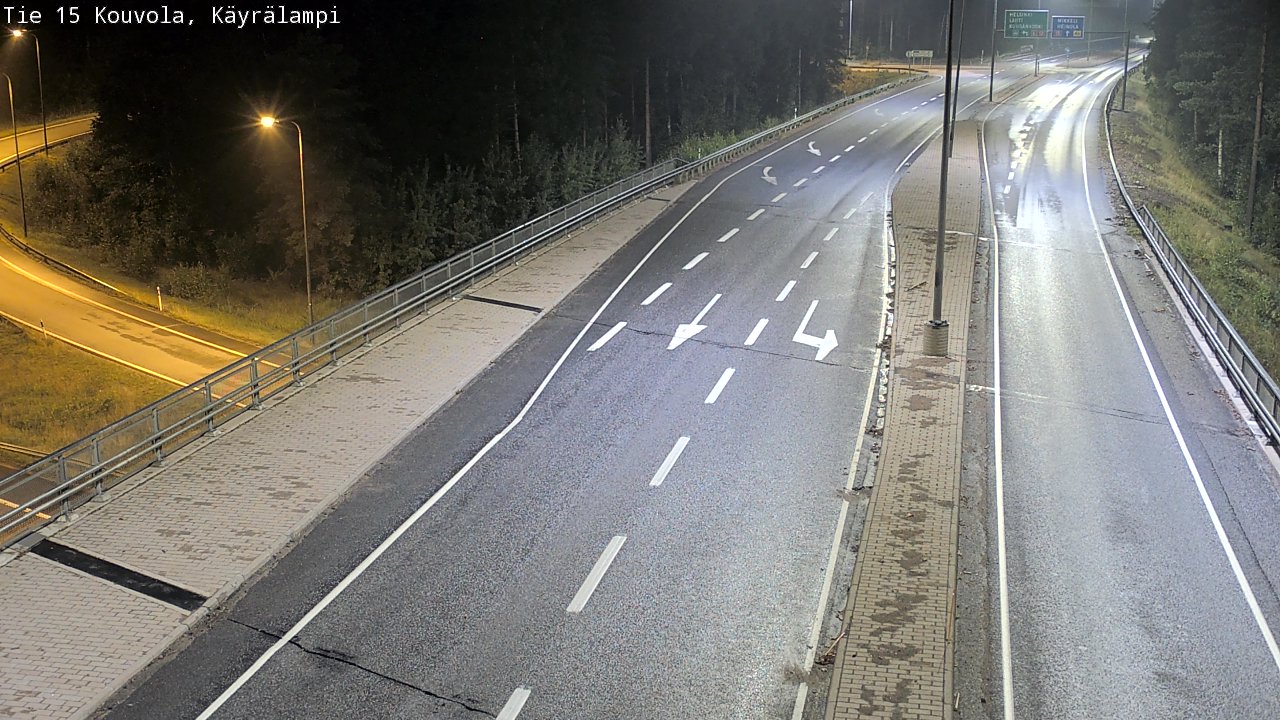 Kelikamerat Kuva Tie 15 Kouvola, Käyrälampi, Kouvola, Kymenlaakso