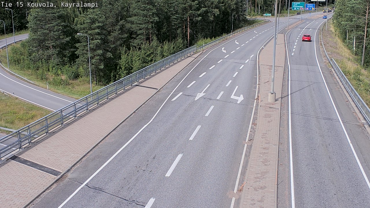 Kelikamerat Kuva Tie 15 Kouvola, Käyrälampi, Kouvola, Kymenlaakso