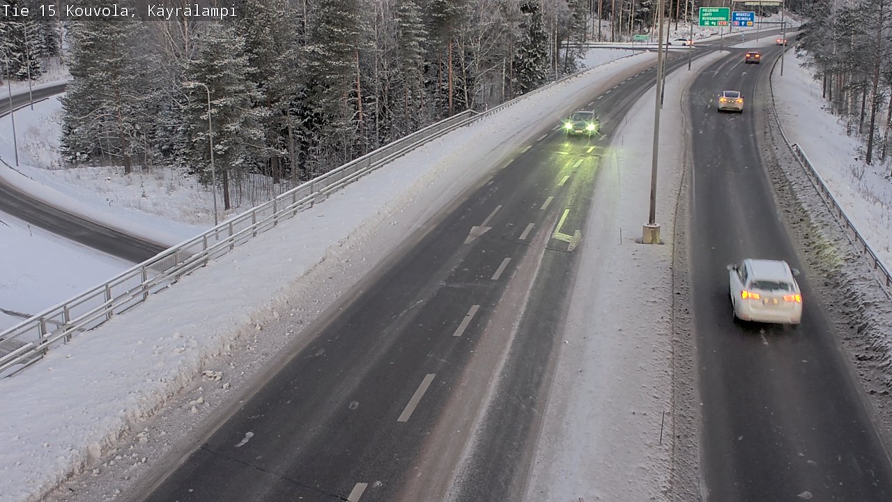 Kelikamerat Kuva Tie 15 Kouvola, Käyrälampi, Kouvola, Kymenlaakso