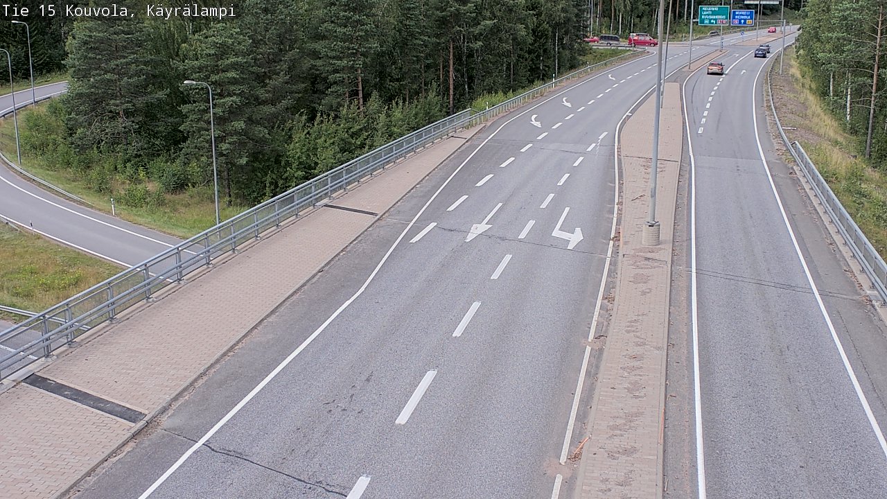 Kelikamerat Kuva Tie 15 Kouvola, Käyrälampi, Kouvola, Kymenlaakso