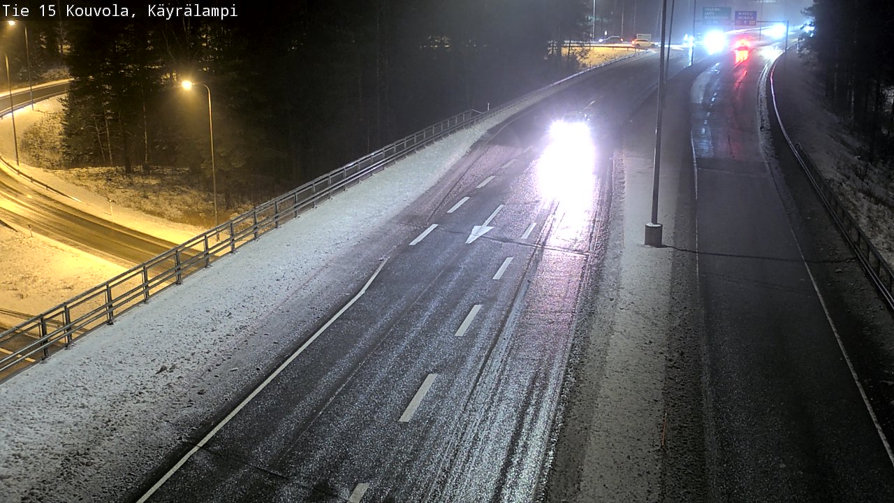 Weather Camera Image Väg 15 Kouvola, Käyrälampi, Kouvola, Kymenlaakso