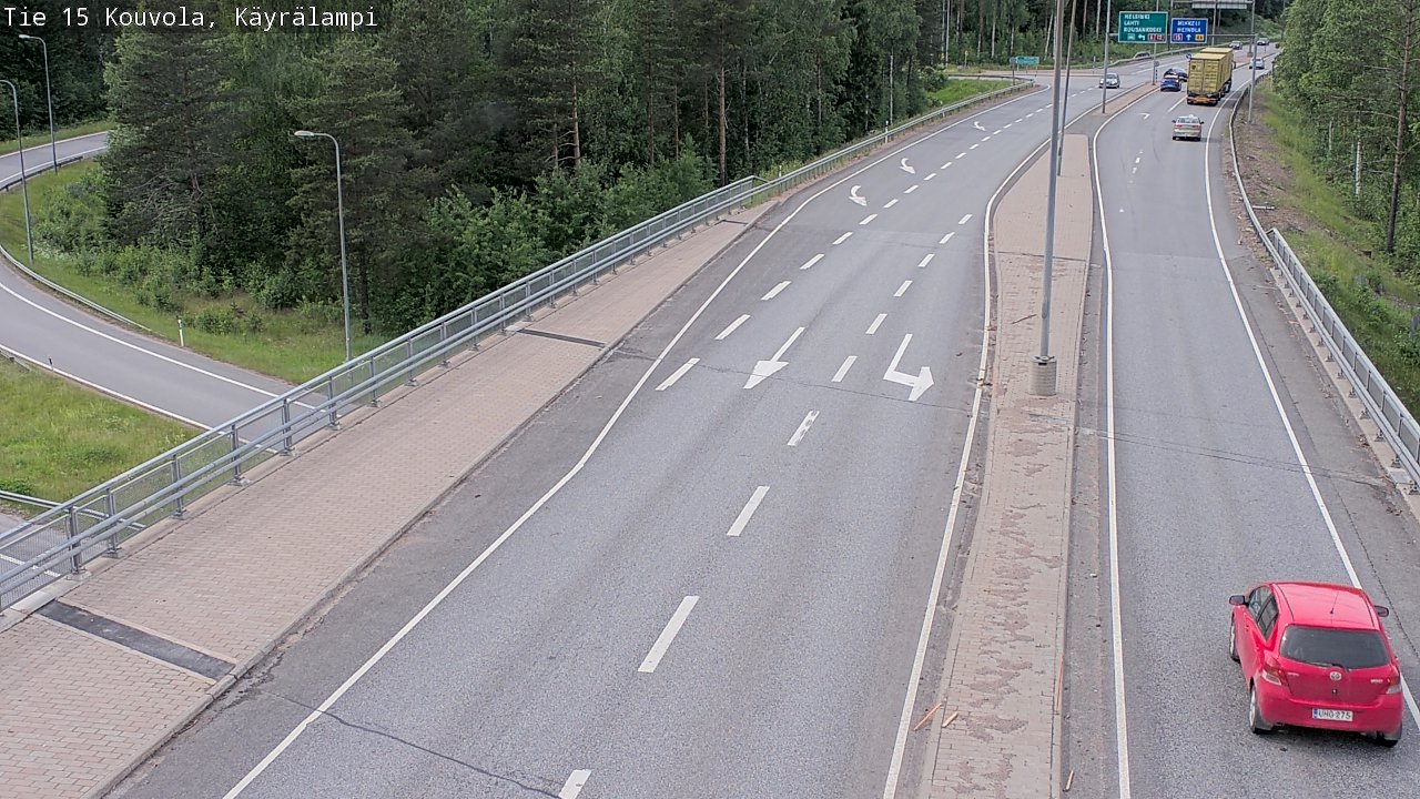 Kelikamerat Kuva Tie 15 Kouvola, Käyrälampi, Kouvola, Kymenlaakso