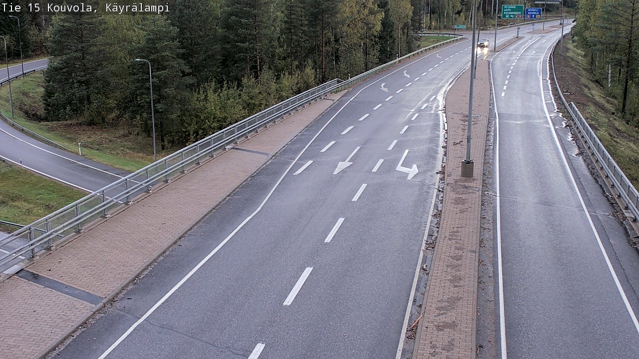 Weather Camera Image Road 15 Kouvola, Käyrälampi, Kouvola, Kymenlaakso