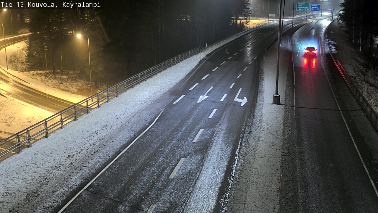 Weather Camera Image Väg 15 Kouvola, Käyrälampi, Kouvola, Kymenlaakso