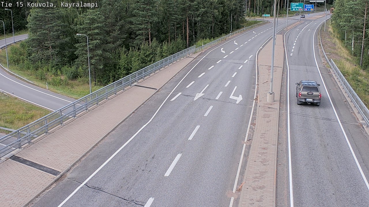 Kelikamerat Kuva Tie 15 Kouvola, Käyrälampi, Kouvola, Kymenlaakso