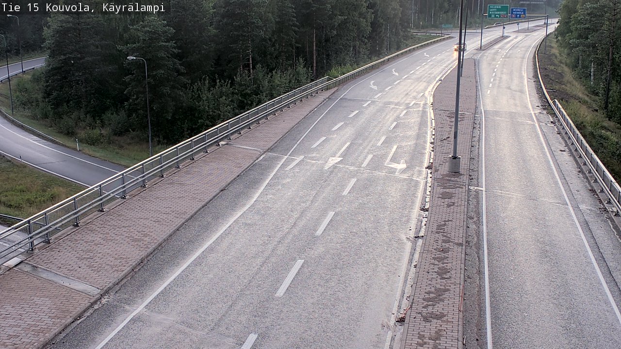Kelikamerat Kuva Tie 15 Kouvola, Käyrälampi, Kouvola, Kymenlaakso