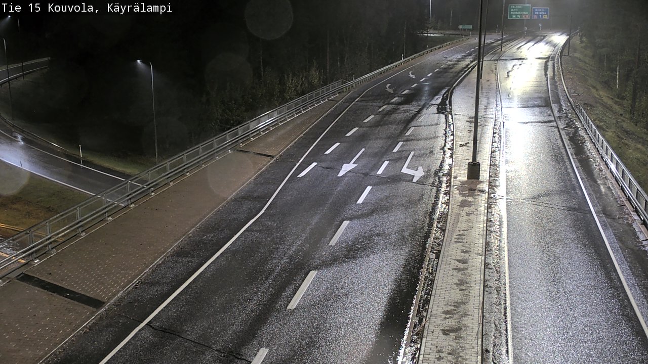 Weather Camera Image Road 15 Kouvola, Käyrälampi, Kouvola, Kymenlaakso