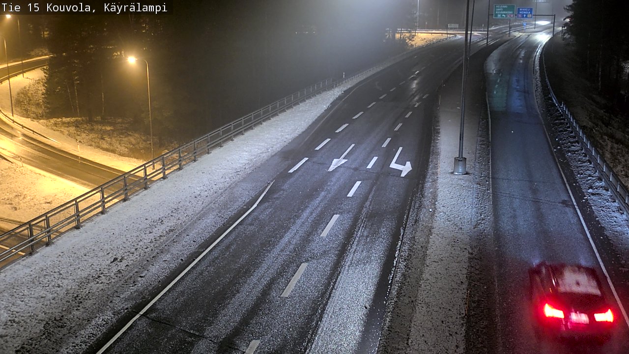 Weather Camera Image Väg 15 Kouvola, Käyrälampi, Kouvola, Kymenlaakso