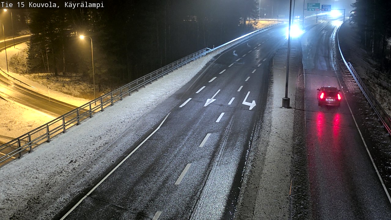 Weather Camera Image Väg 15 Kouvola, Käyrälampi, Kouvola, Kymenlaakso