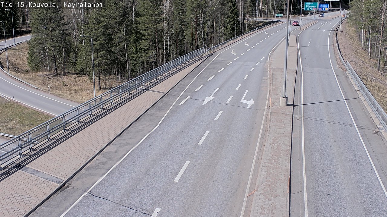 Kelikamerat Kuva Tie 15 Kouvola, Käyrälampi, Kouvola, Kymenlaakso