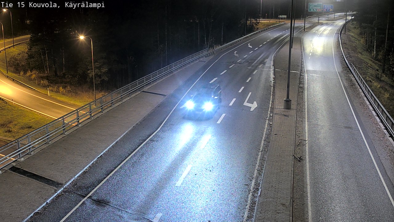 Kelikamerat Kuva Tie 15 Kouvola, Käyrälampi, Kouvola, Kymenlaakso