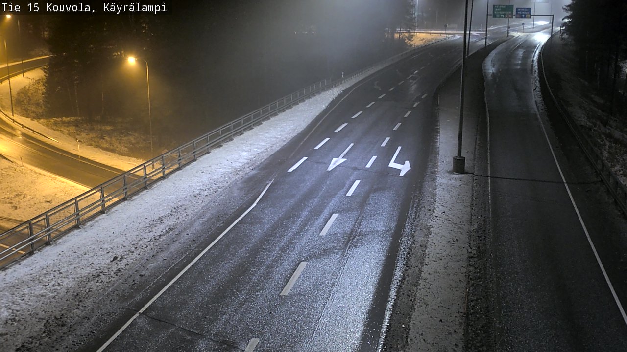 Weather Camera Image Väg 15 Kouvola, Käyrälampi, Kouvola, Kymenlaakso