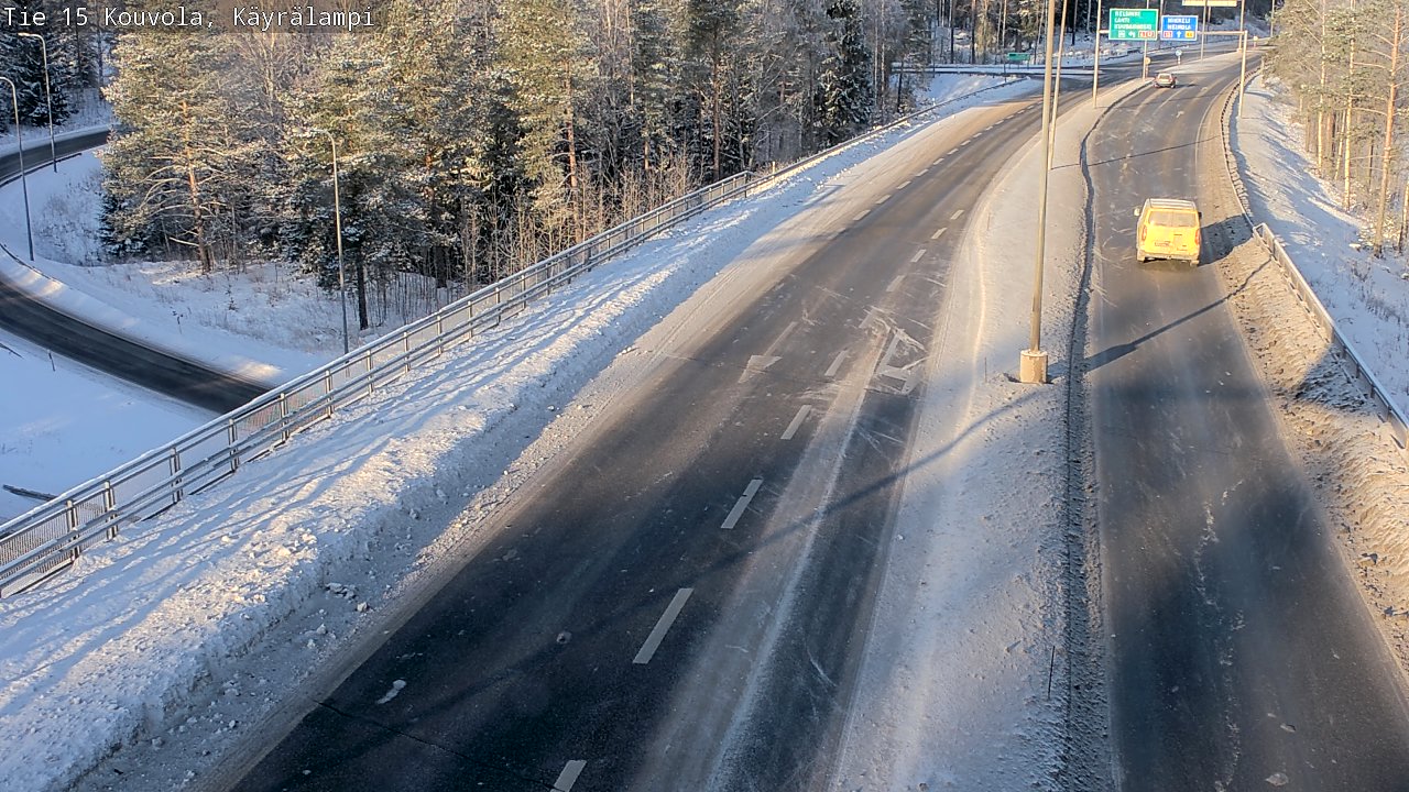 Kelikamerat Kuva Tie 15 Kouvola, Käyrälampi, Kouvola, Kymenlaakso