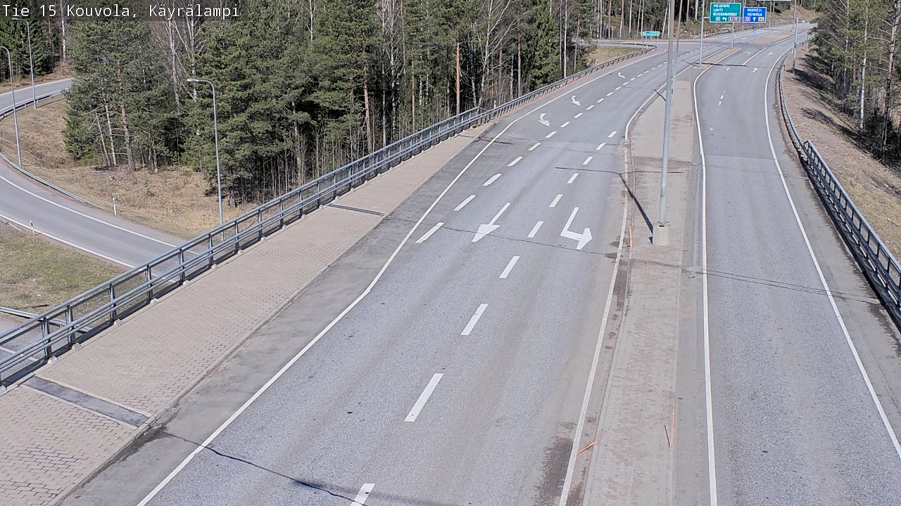 Kelikamerat Kuva Tie 15 Kouvola, Käyrälampi, Kouvola, Kymenlaakso