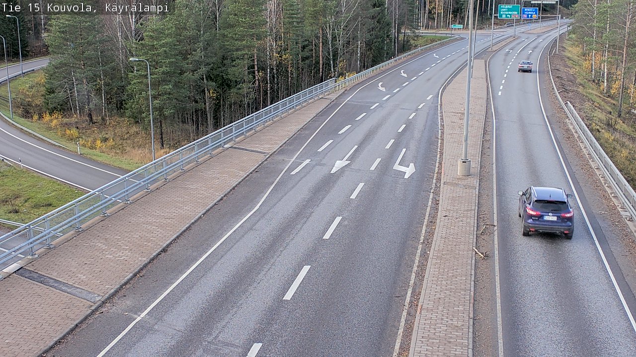 Kelikamerat Kuva Tie 15 Kouvola, Käyrälampi, Kouvola, Kymenlaakso