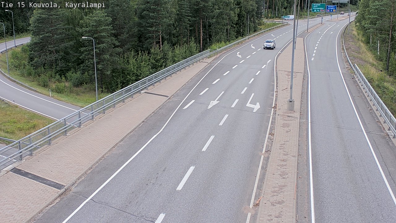 Kelikamerat Kuva Tie 15 Kouvola, Käyrälampi, Kouvola, Kymenlaakso