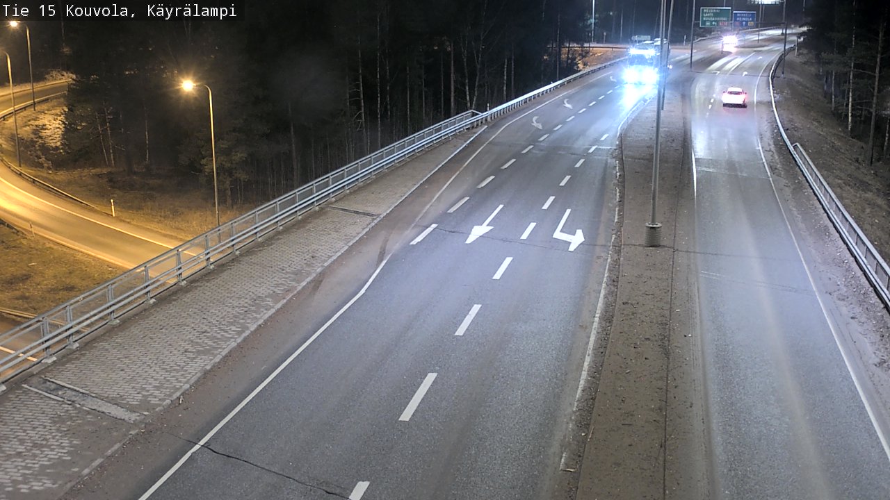 Kelikamerat Kuva Tie 15 Kouvola, Käyrälampi, Kouvola, Kymenlaakso