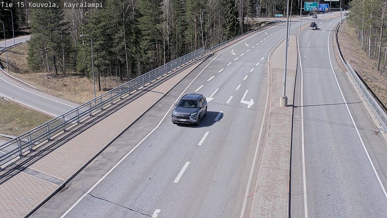 Kelikamerat Kuva Tie 15 Kouvola, Käyrälampi, Kouvola, Kymenlaakso