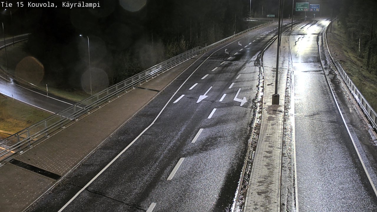 Weather Camera Image Road 15 Kouvola, Käyrälampi, Kouvola, Kymenlaakso
