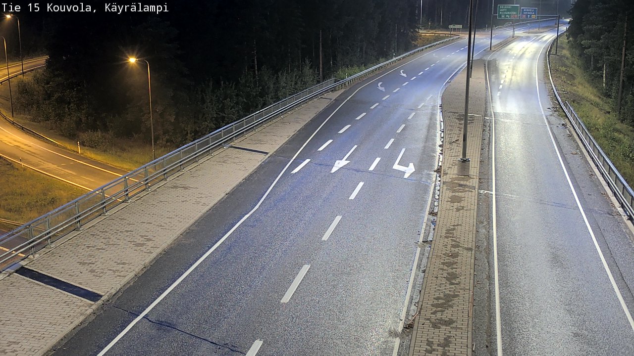 Kelikamerat Kuva Tie 15 Kouvola, Käyrälampi, Kouvola, Kymenlaakso