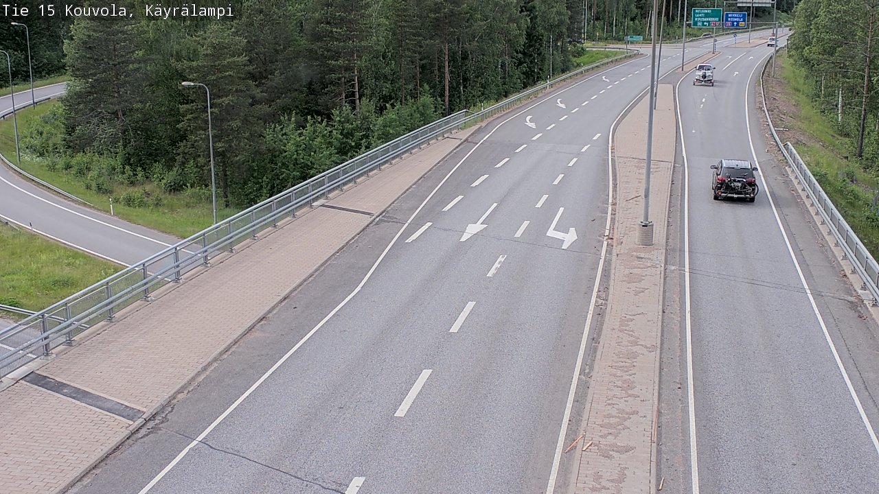 Kelikamerat Kuva Tie 15 Kouvola, Käyrälampi, Kouvola, Kymenlaakso