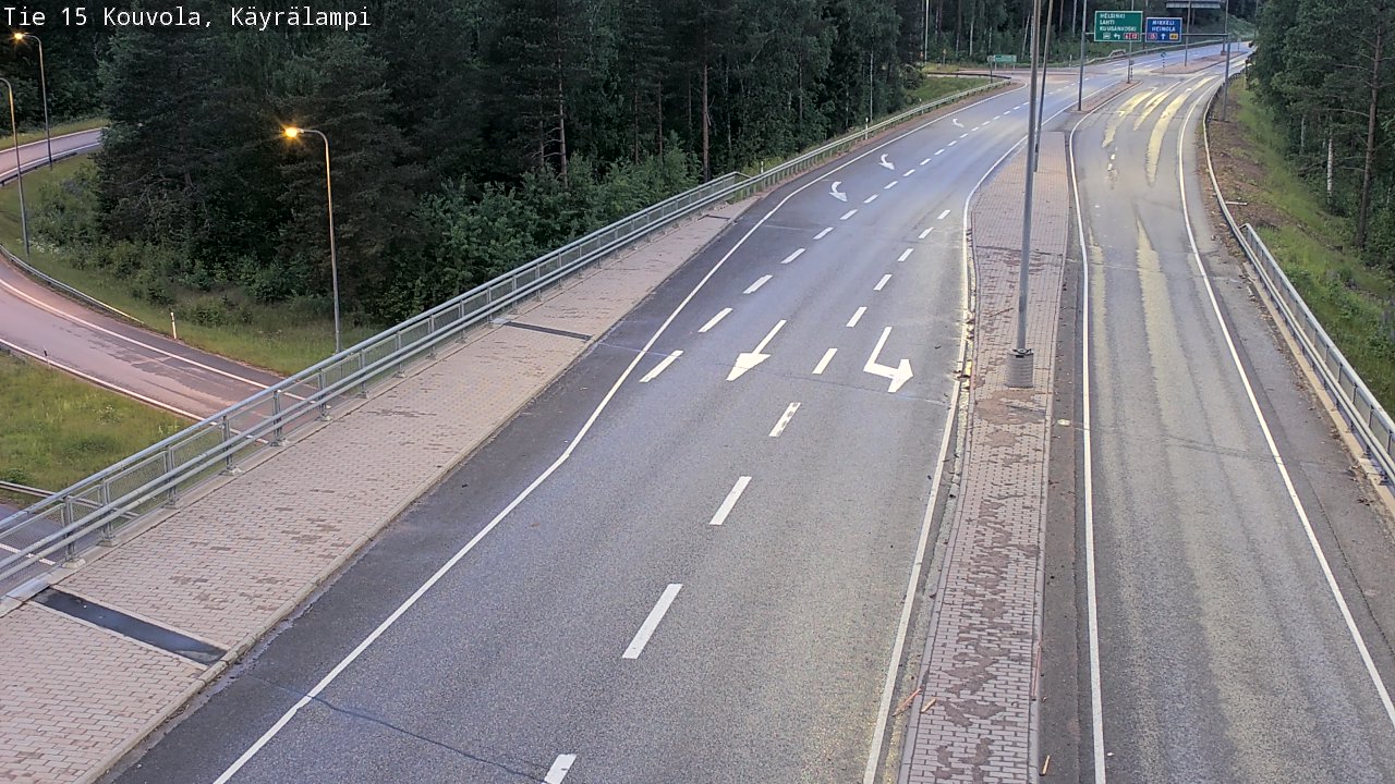 Kelikamerat Kuva Tie 15 Kouvola, Käyrälampi, Kouvola, Kymenlaakso