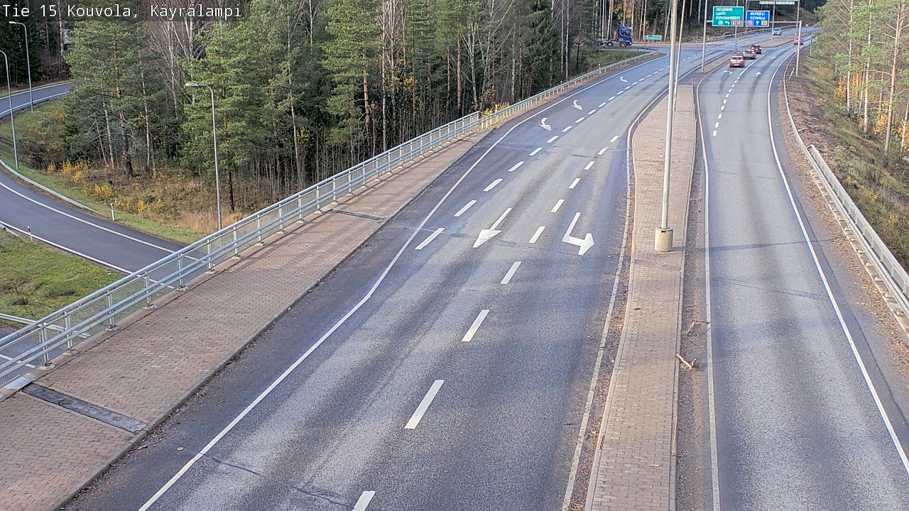 Kelikamerat Kuva Tie 15 Kouvola, Käyrälampi, Kouvola, Kymenlaakso