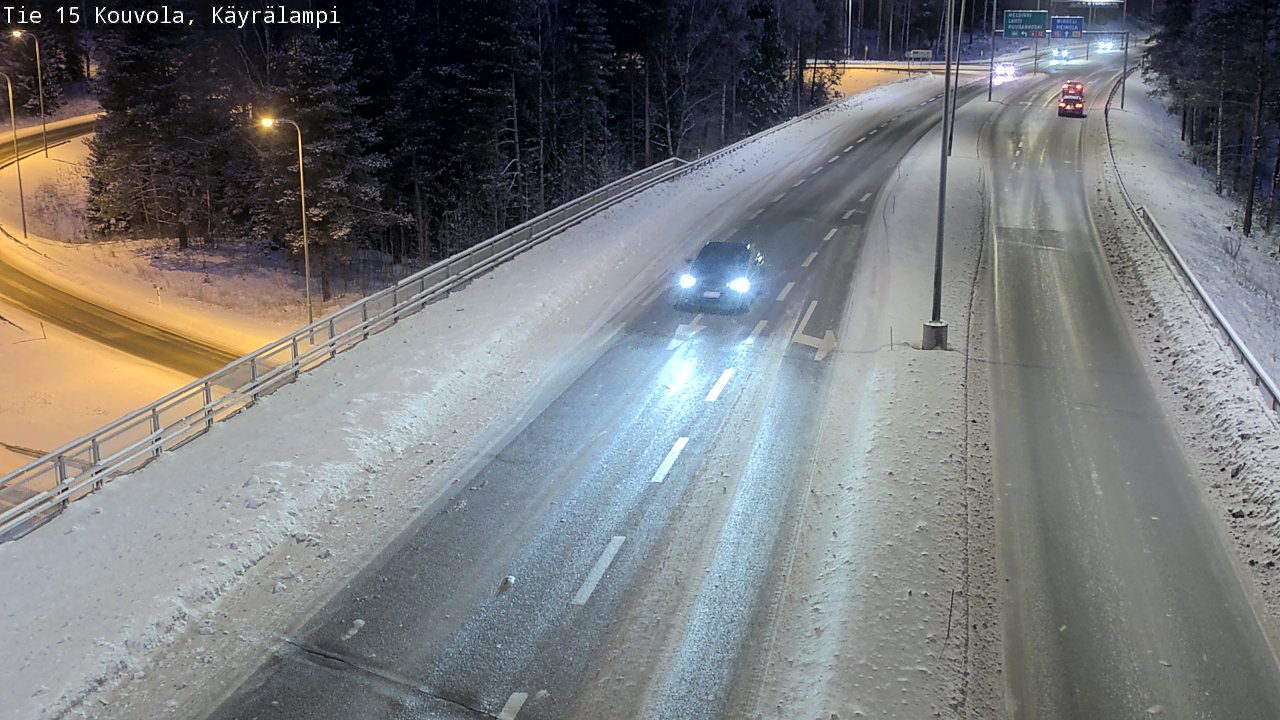 Kelikamerat Kuva Tie 15 Kouvola, Käyrälampi, Kouvola, Kymenlaakso