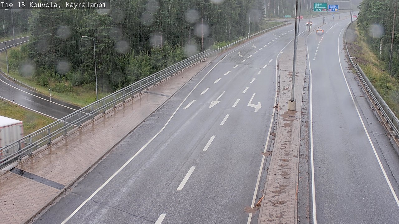 Kelikamerat Kuva Tie 15 Kouvola, Käyrälampi, Kouvola, Kymenlaakso