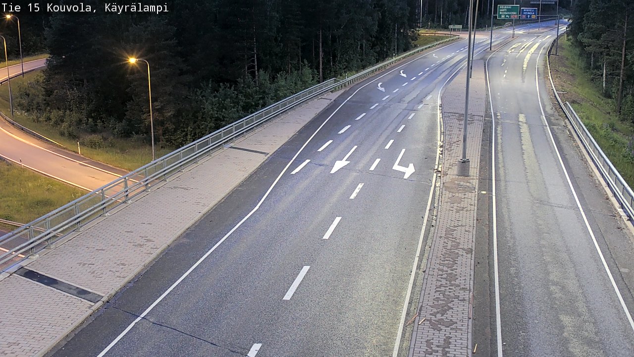Kelikamerat Kuva Tie 15 Kouvola, Käyrälampi, Kouvola, Kymenlaakso