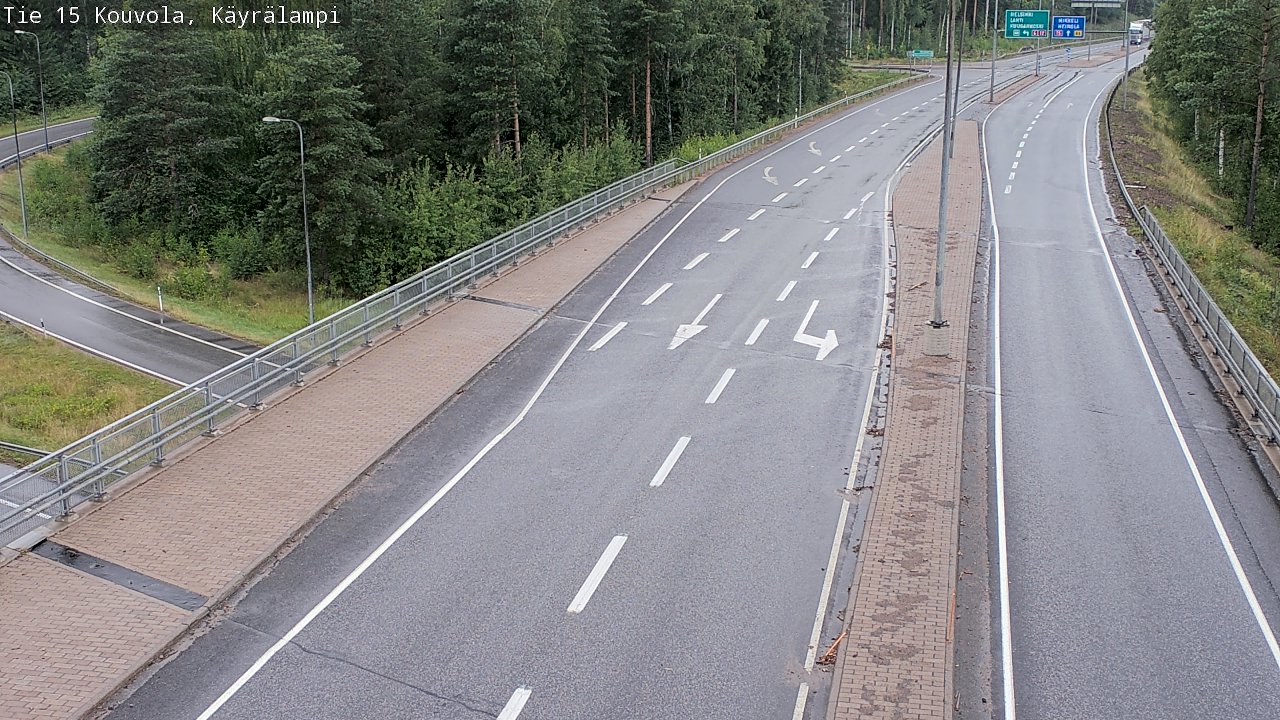 Kelikamerat Kuva Tie 15 Kouvola, Käyrälampi, Kouvola, Kymenlaakso