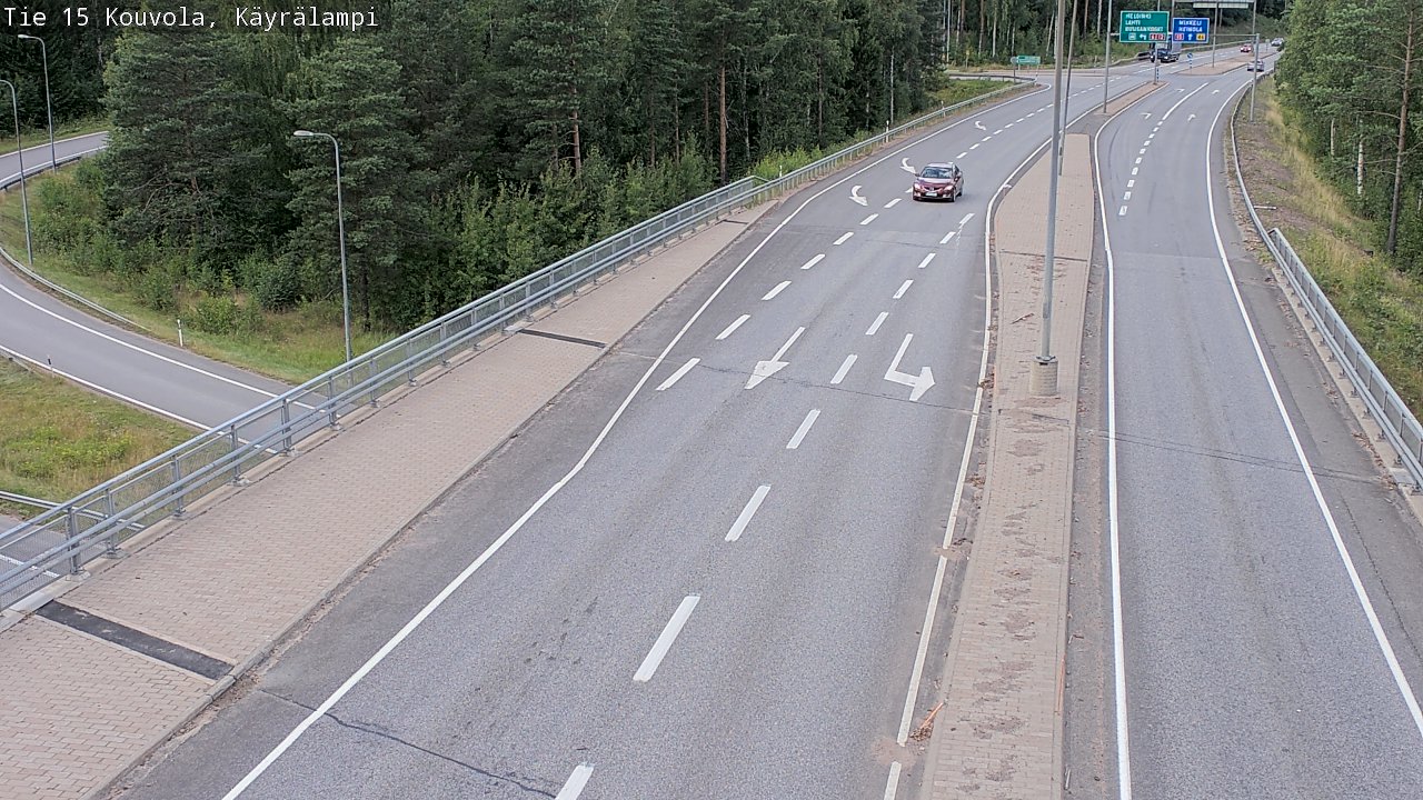 Kelikamerat Kuva Tie 15 Kouvola, Käyrälampi, Kouvola, Kymenlaakso
