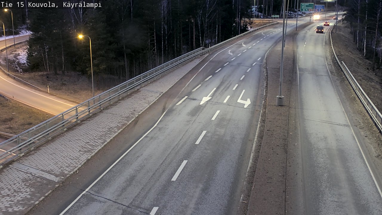 Kelikamerat Kuva Tie 15 Kouvola, Käyrälampi, Kouvola, Kymenlaakso